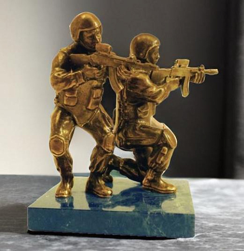 Бронзовая статуэтка Спецназ (антитеррор)